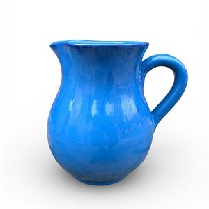 Made in Italy Colbat Blue Ceramic Pitcher